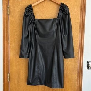 Vegan Leather Dress